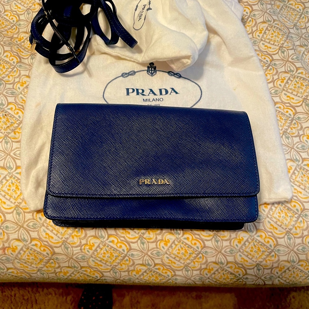 Prada evening bag with shoulder strap